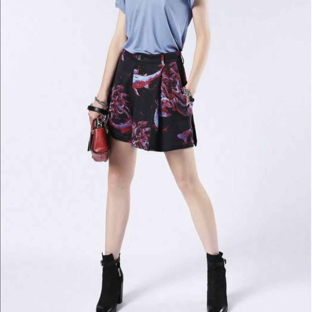 Diesel koi fish floral shorts
